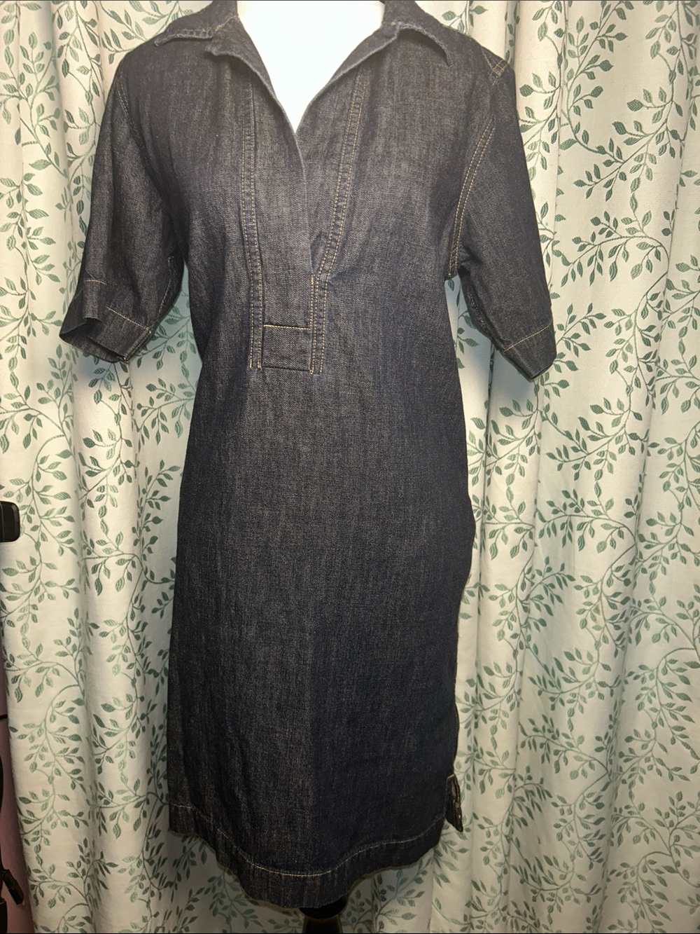 Ralph Lauren Dark Indigo Denim Midi Dress